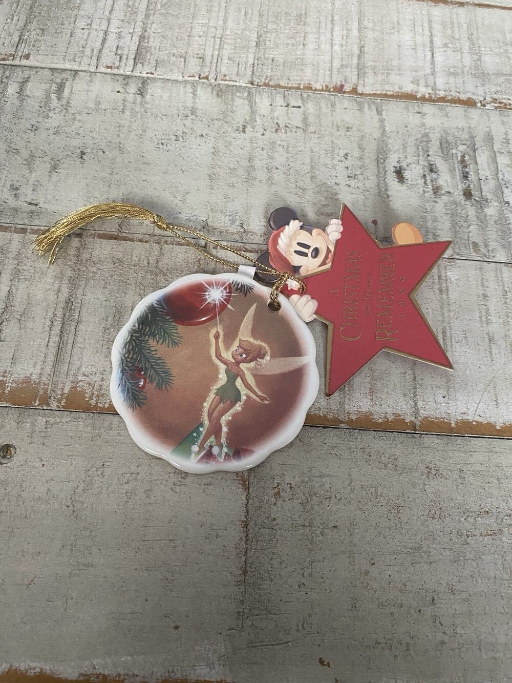 Disney Tinker Bell A Christmas to Remember 1999 Holiday Vintage Ornament